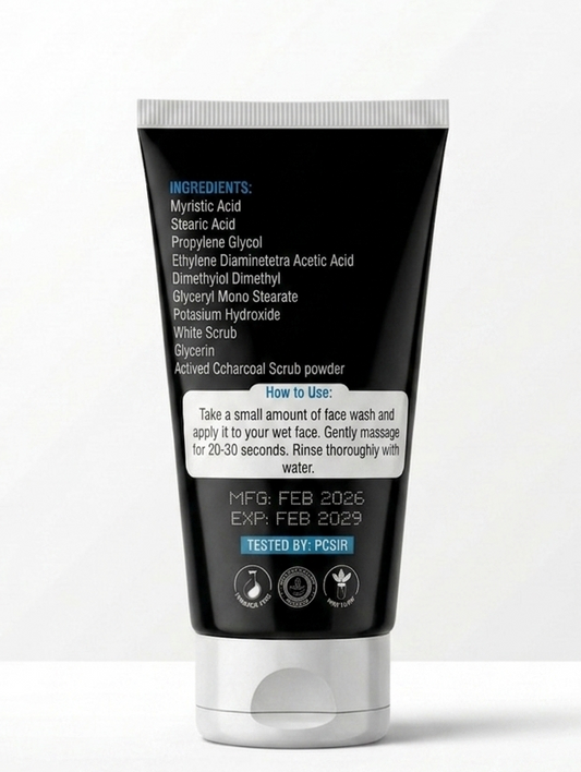 Charcoal Scrub Face Wash