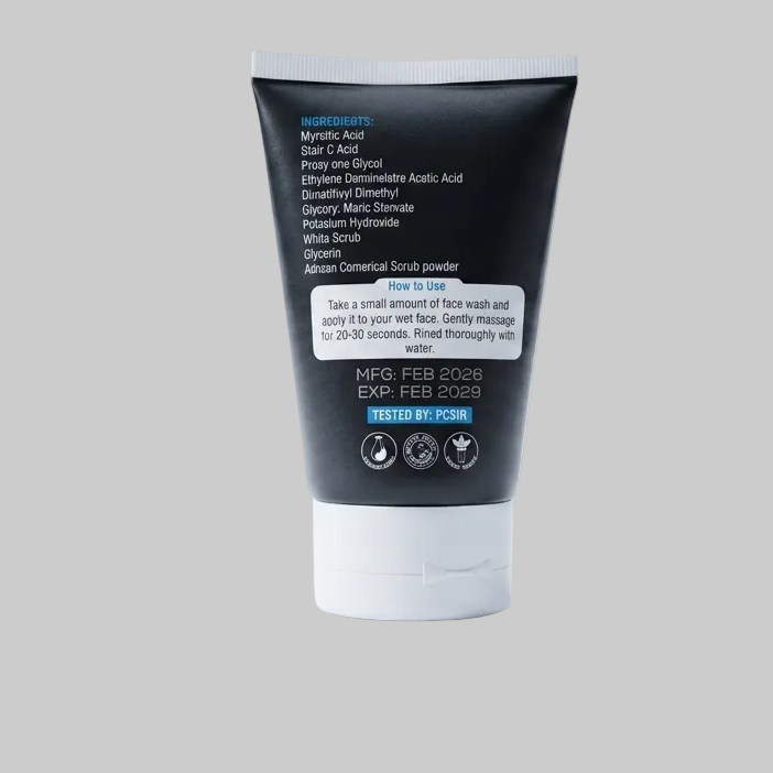 Charcoal Scrub Face Wash