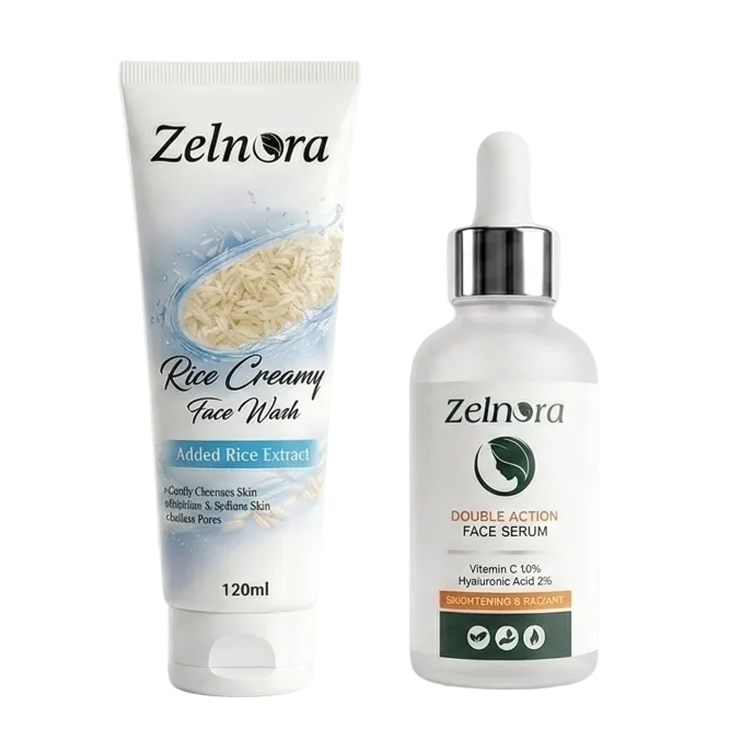 Rice Face Wash & Vitamin C Serum