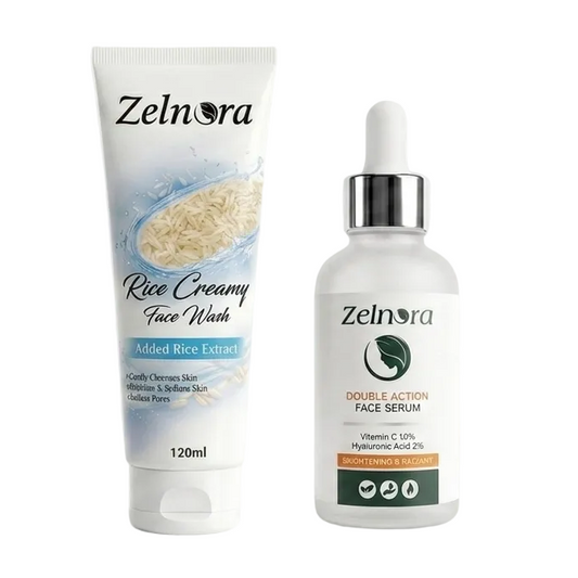 Rice Face Wash & Vitamin C Serum